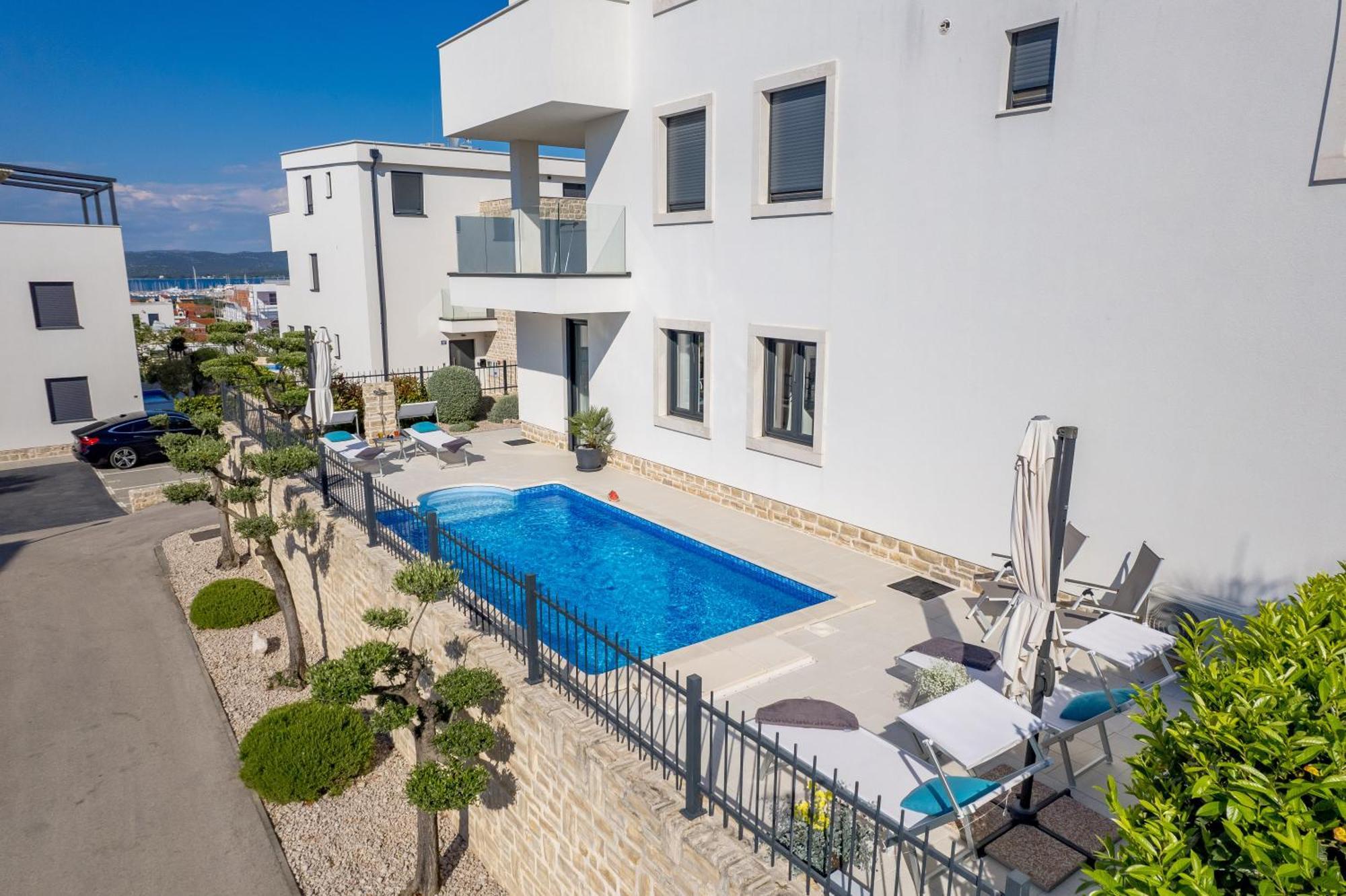 Luxury Apartment Hyperion With Private Pool And Garden Murter Eksteriør bilde