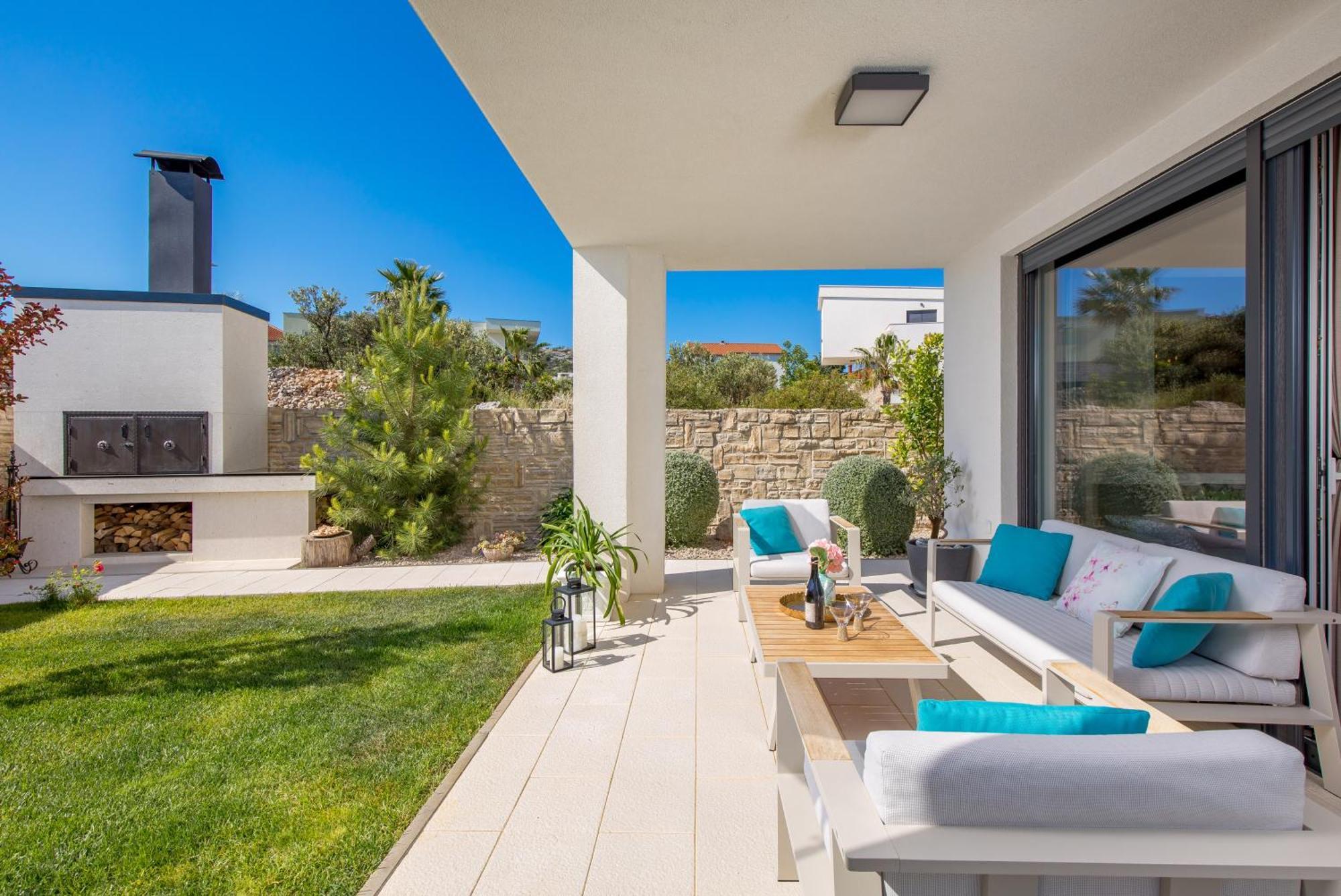 Luxury Apartment Hyperion With Private Pool And Garden Murter Eksteriør bilde